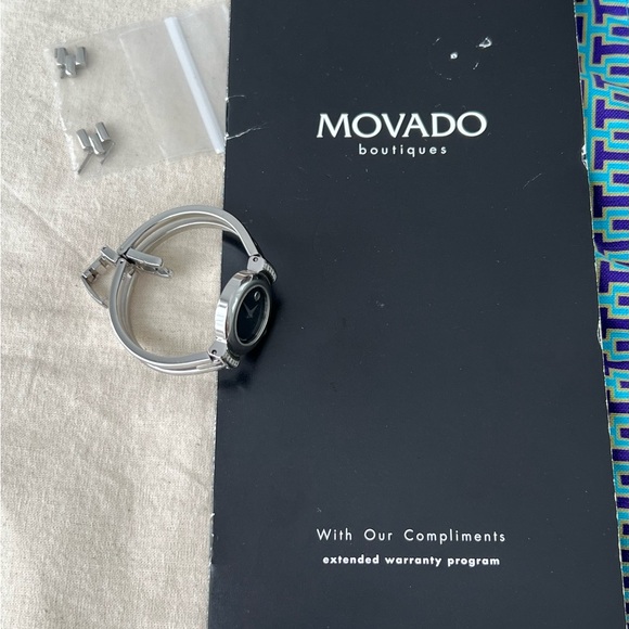 MOVADO harmony ladies watch stainless steel bracelet with diamonds - Picture 6 of 6